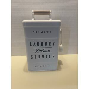 Better Homes and Gardens Farmhouse Metal Laundry Storage Bin